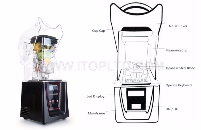 Neue multifunktionale intelligente kommerzielle hochwertige Juicer Blender Machine